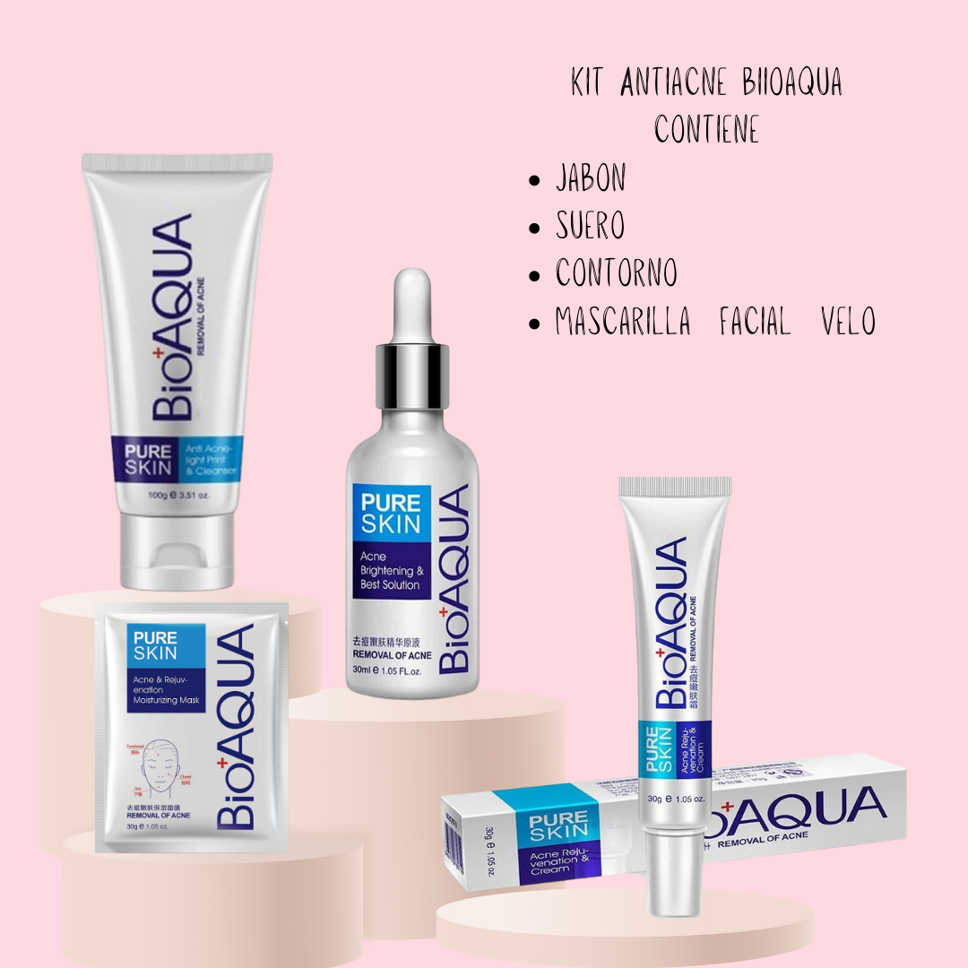 "Bioaqua Anti-Acné Combo Safety Box – Cuidado Completo para Tu Piel"